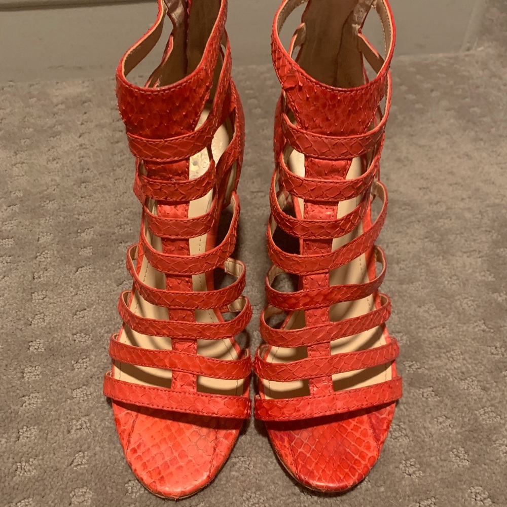 Vince Camuto Salmon Heels 6.5